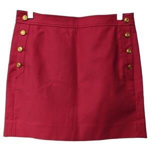 J Crew Sailor Style Mini Skirt Sz 2